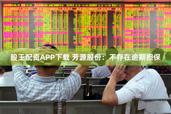 股王配资APP下载 芳源股份：不存在逾期担保