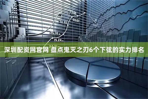深圳配资网官网 盘点鬼灭之刃6个下弦的实力排名